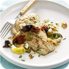 Mediterranean-style snapper 
