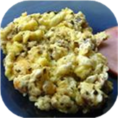 Pesto Scrambled Eggs