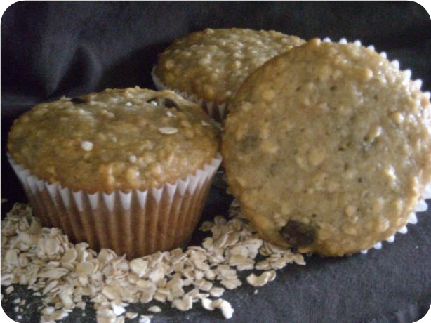 Oatmeal Banana Muffins