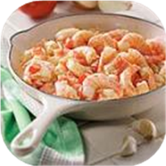 Shrimp with Mustard Sauce