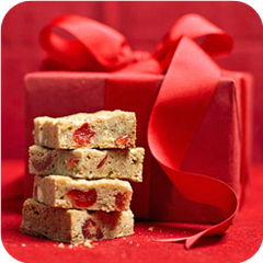 Christmas Blondies 