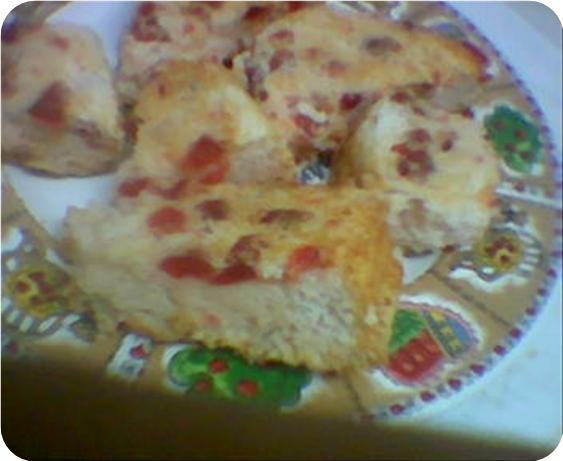 Cherry Angel Food Cake - Homemade