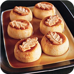 Maple Ricotta Flans 