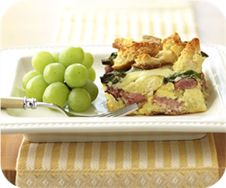Ham-Asparagus Strata 