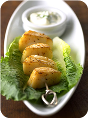 Scallops with dill sauce 