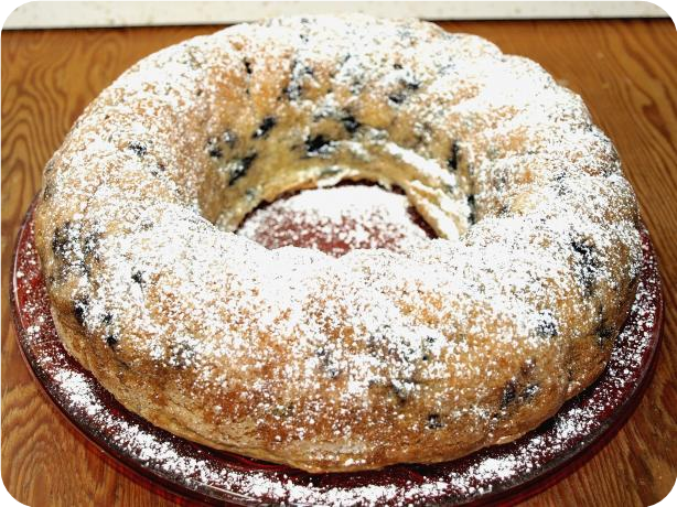 Blueberry Almond Bundt Cake