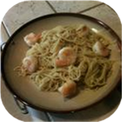 Amaretto Shrimp Almandine