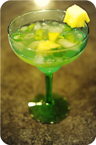Pineapple Cilantro Lime Margarita