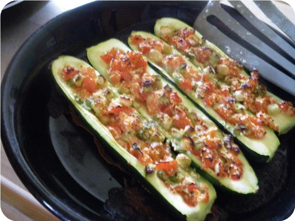Low Carb Stuffed Zucchini