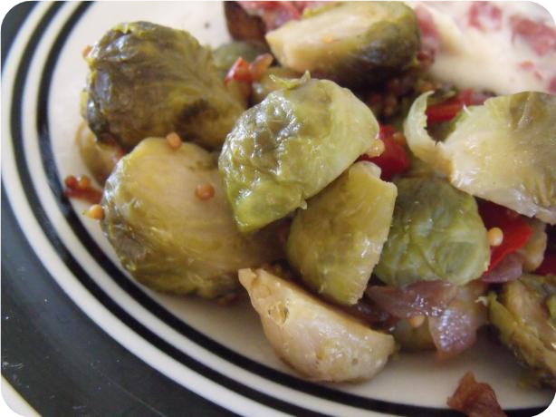 Sweet and Sour Brussels Sprouts
