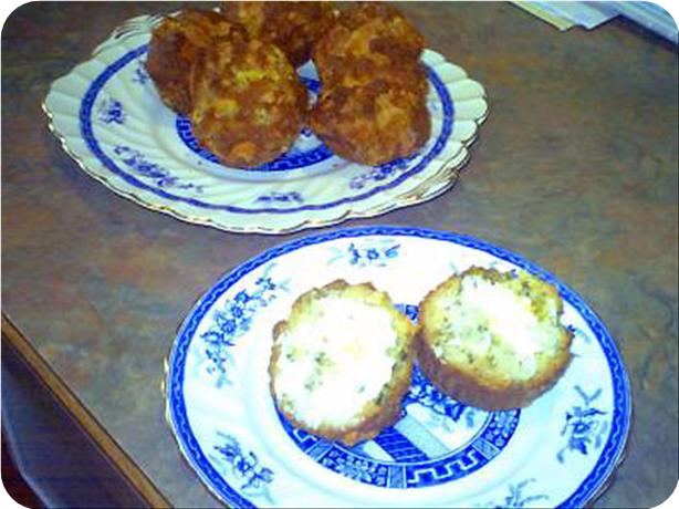 Cheddar Onion Muffins