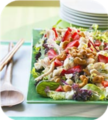 Spring Greens and Roasted Chicken