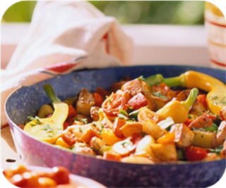Skillet-Roasted Potato Salad
