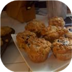 Blueberry Crumb Muffins