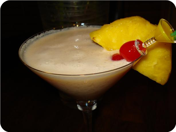Upside-Down Pineapple Martini