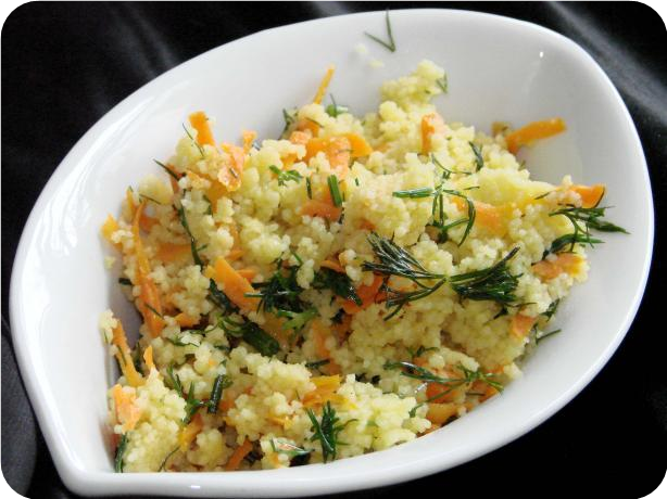 Carrot and Cilantro Couscous