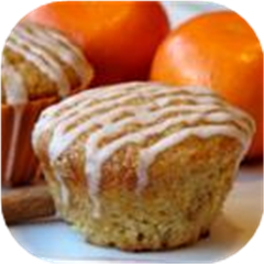 Carrot Cake Muffins with Cinnamon Glaze