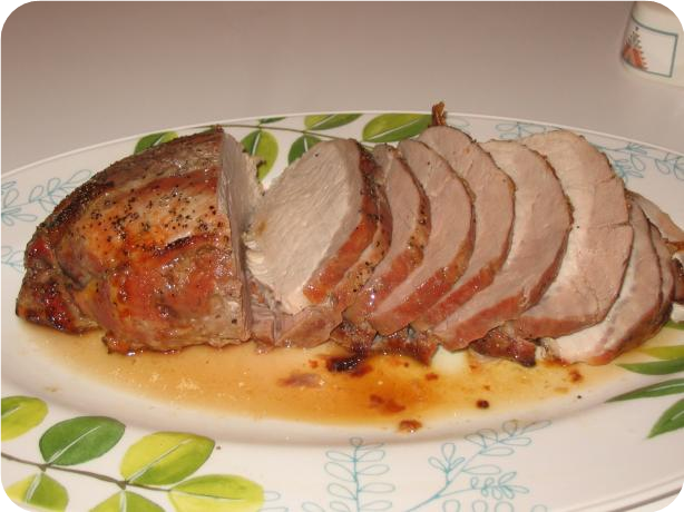 Maple Glazed Pork Roast With Sweet Potatoes