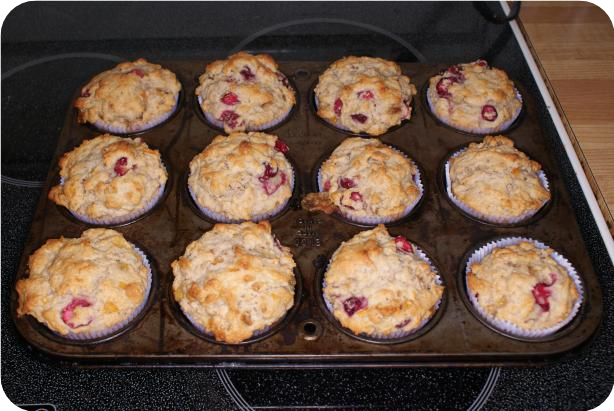 Cranberry-Marmalade Holiday Muffins