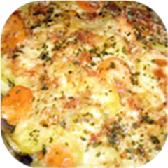 Baked Yam and Potato Casserole