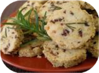Rosemary Blue Cheese Ice Box Cookies