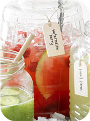 Watermelon-berry lemonade 