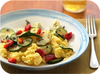 Polenta with Italian Vegetables