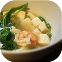 Chinese Shrimp and Tofu Soup
