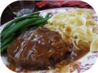 Beef Patties in Gravy