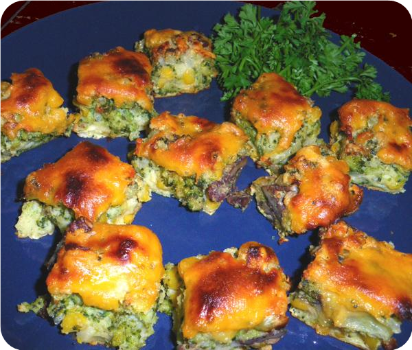 Cheddar Cheese and Broccoli Appetizers