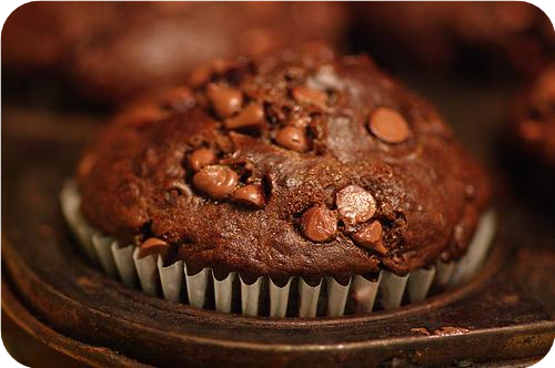 Devil's Food Chocolate Chip Muffins