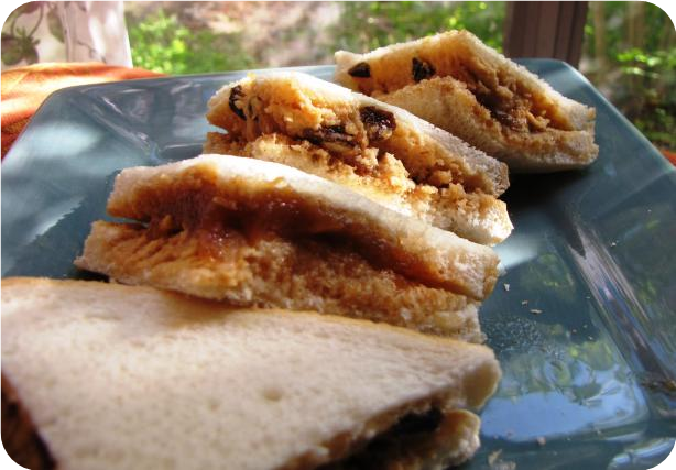Peanut-Apple Butter Sandwich