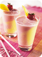 Mixed fruit smoothies 