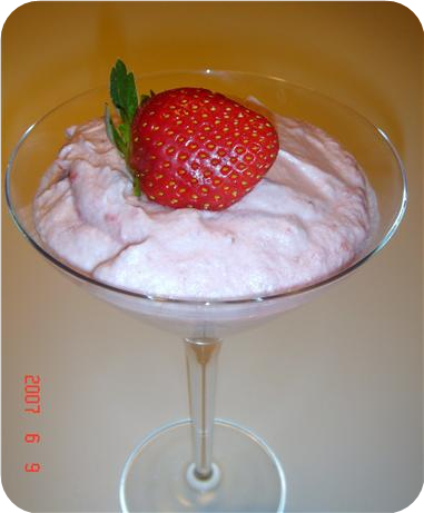Strawberry Mousse Cups