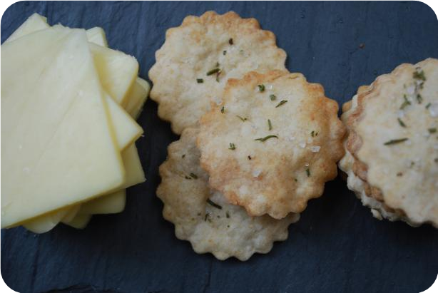 Rosemary Sea Salt Crackers