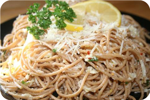 Linguine With Lemon, Garlic &amp; Parmesan