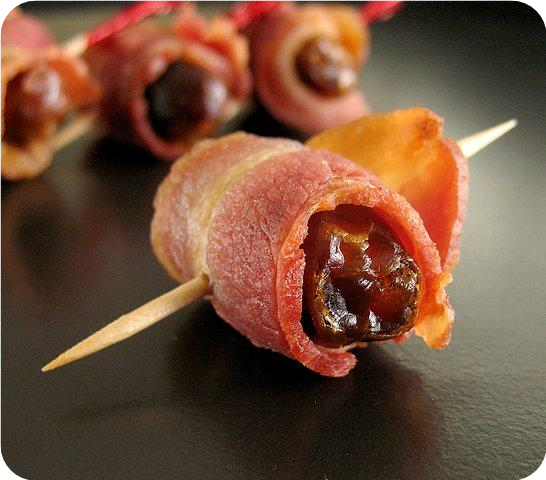 Bacon-Wrapped Dates