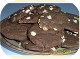 Reverse Chocolate Chip Cookies