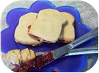 P.B.J.(sandwich-shaped ) Cookies