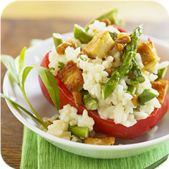 Stuffed peppers risotto 