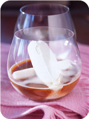 Anise coffee and ice cream 
