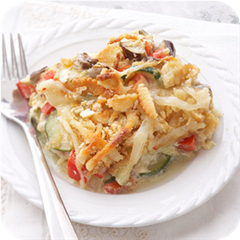 Zucchini and Eggplant Bake