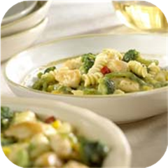 2-Step Creamy Chicken and Pasta