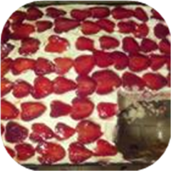 Strawberry Refrigerator Cake