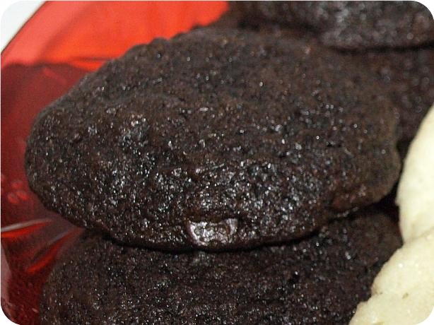 Grandma's Double Chocolate Brownie Cookies