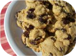 Old Fashion Rum Raisin Cookies
