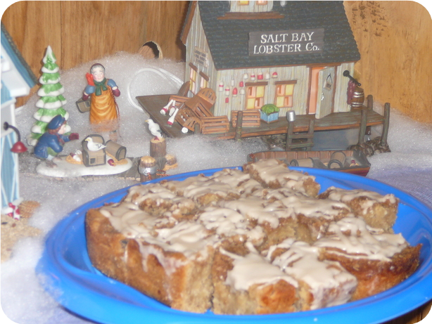 Grated Apple Cinnamon Cake