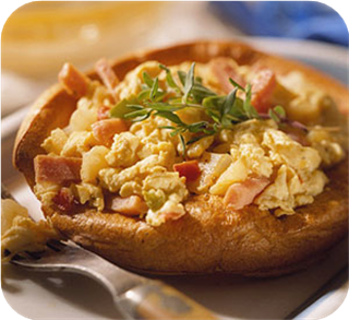 Dutch babies with farm-style eggs