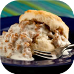 Easy Sausage Gravy and Biscuits