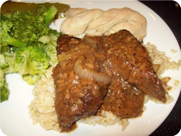 Liver and Onions W/ Gravy